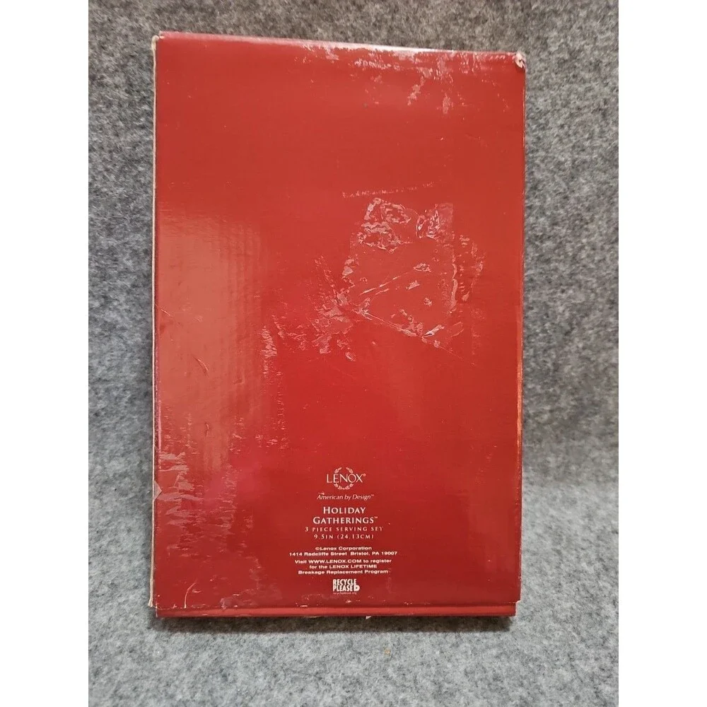 Lenox Holiday Gatherings 3-Piece Serving Set SKU 826117| 9.5” Pieces